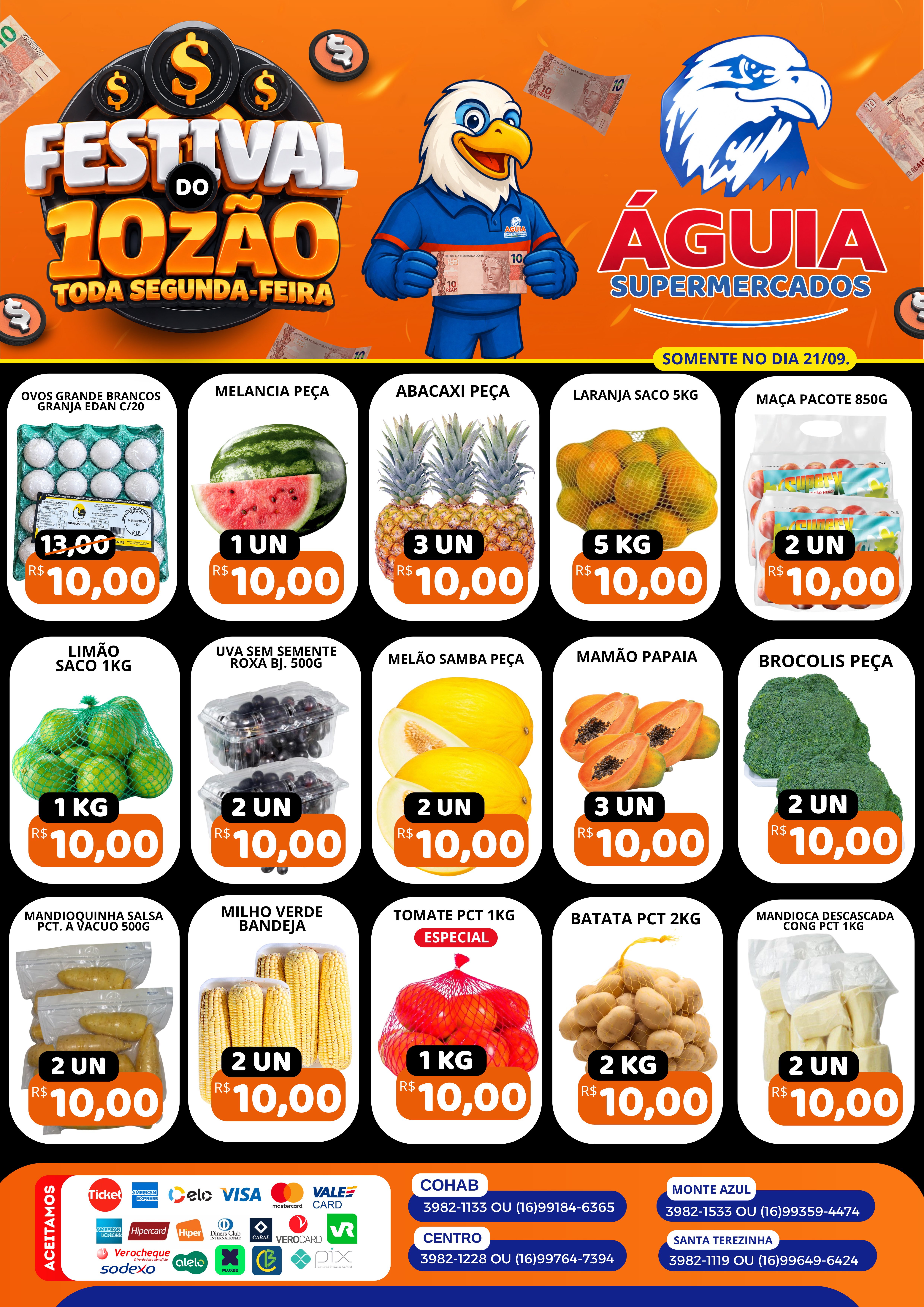 Jornal de Ofertas Águia - Festival do 10zão