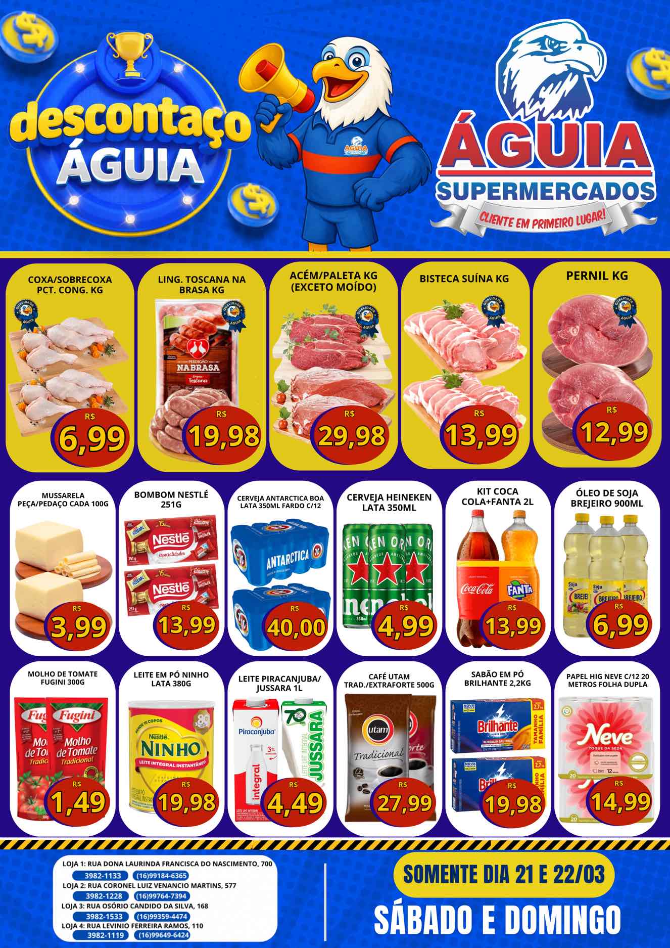 Descontaco Aguia - Sabado e Domingo